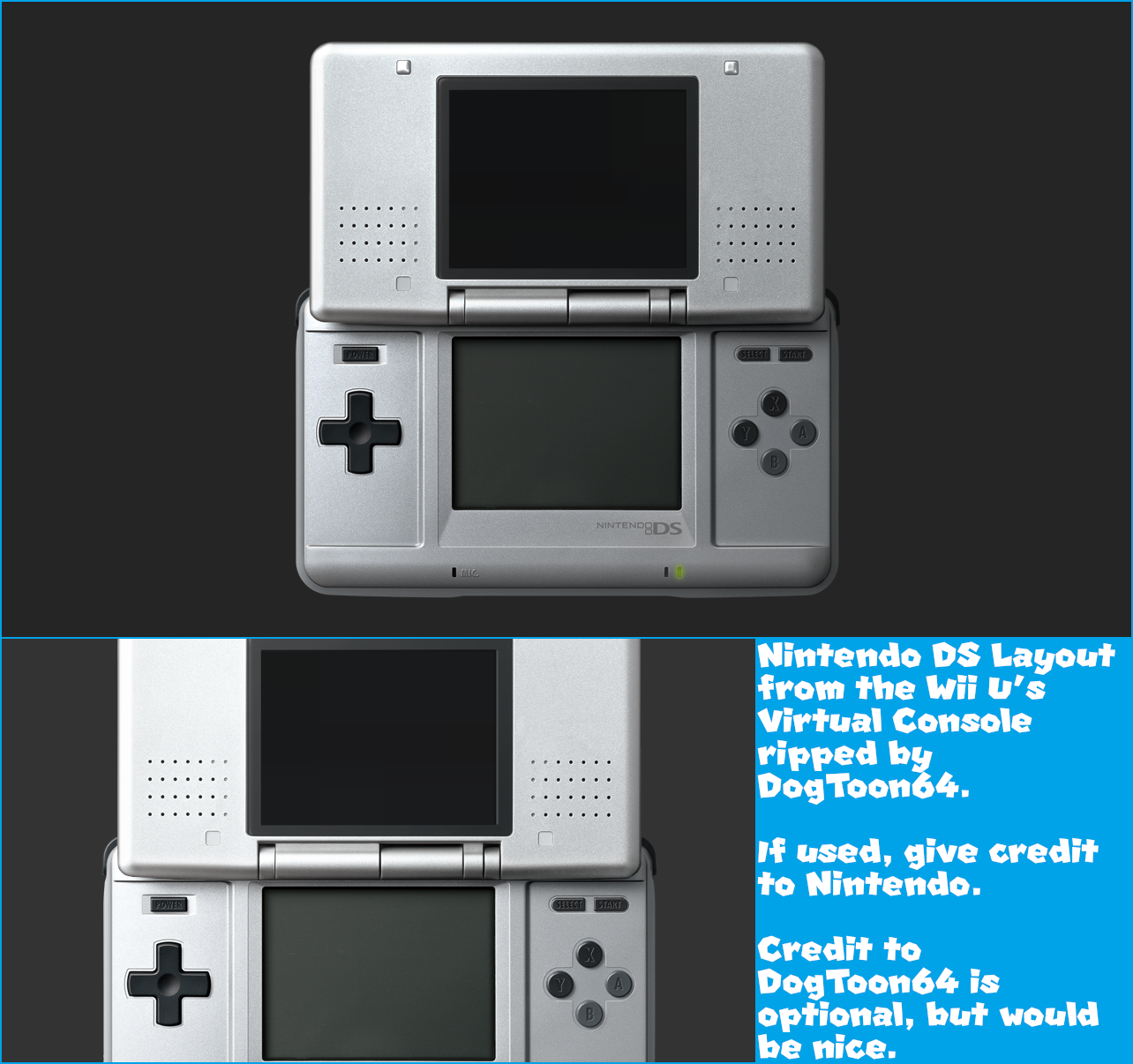 Nintendo DS Layout