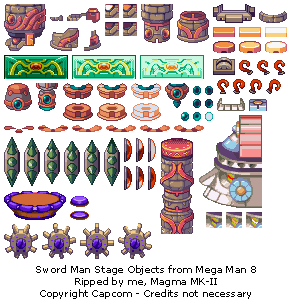 Sword Man Stage Objects