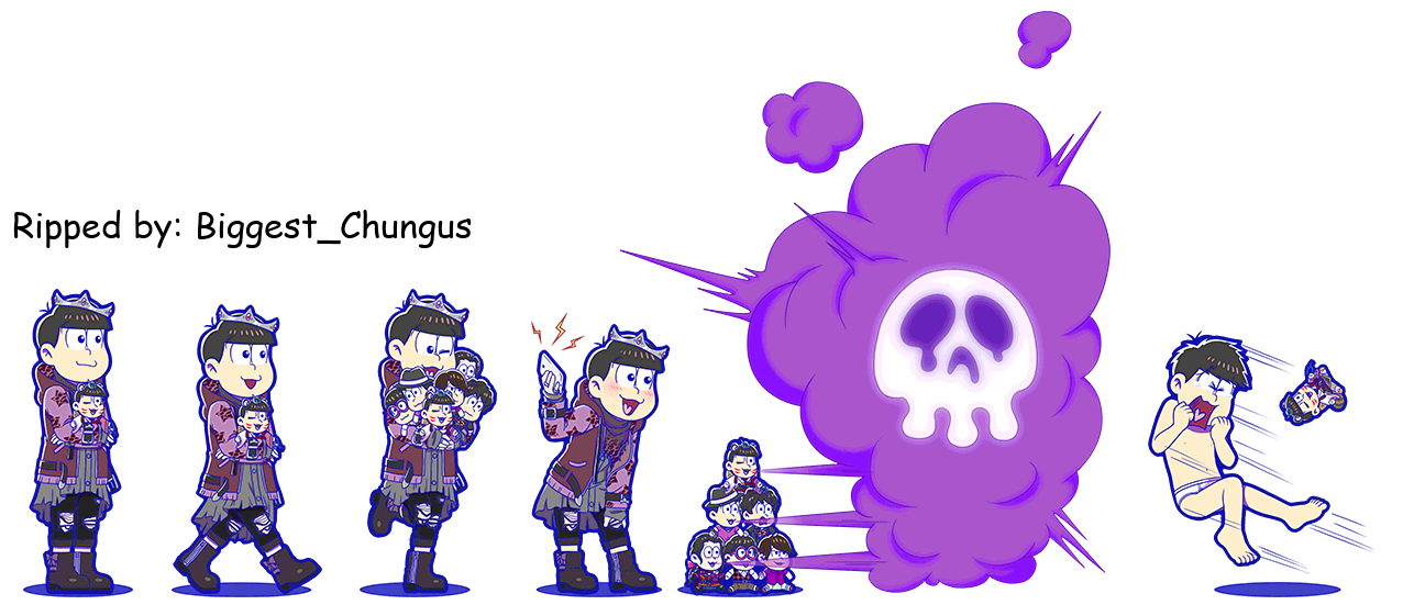 Osomatsu-san Hesokuri Wars: Battle of the NEETs - Todomatsu (Almost All Illustrations)