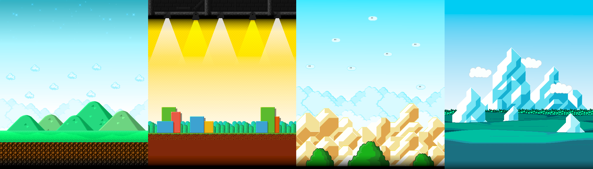 Super Mario UniMaker - Extra Level Backgrounds