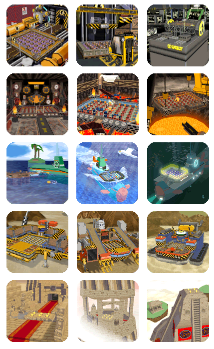 Bomberman Online - Stage Icons