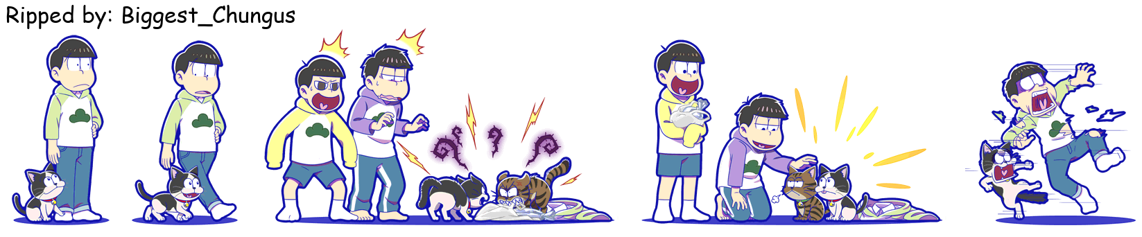 Osomatsu-san Hesokuri Wars: Battle of the NEETs - Choromatsu (Cats: Episode)