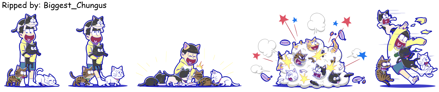 Osomatsu-san Hesokuri Wars: Battle of the NEETs - Jyushimatsu (Cats: Episode)