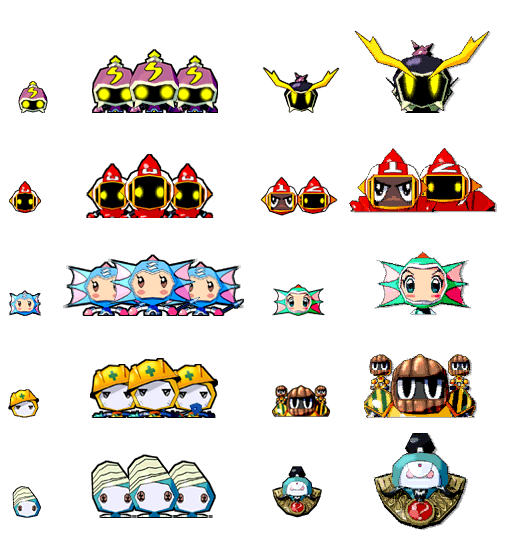 Bomberman Online - Enemy Avatars