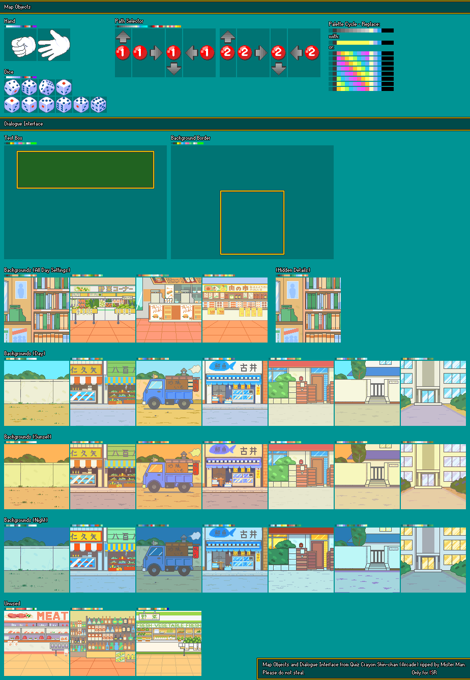 Quiz Crayon Shin-chan (JPN) - Map Objects and Dialogue Interface