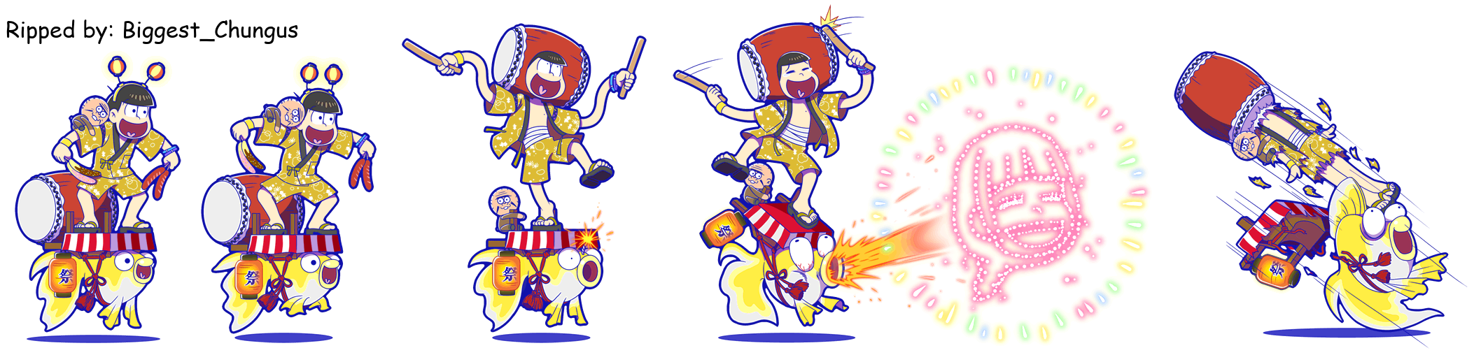 Osomatsu-san Hesokuri Wars: Battle of the NEETs - Jyushimatsu (Summer Festival)