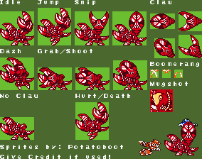 Crush Crawfish (Mega Man Xtreme-Style)