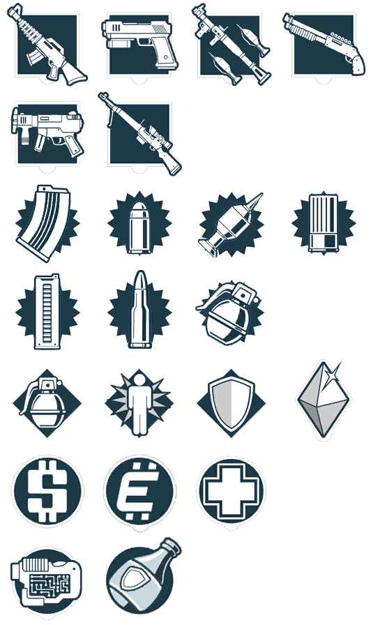 Borderlands 2 - Pickup Icons