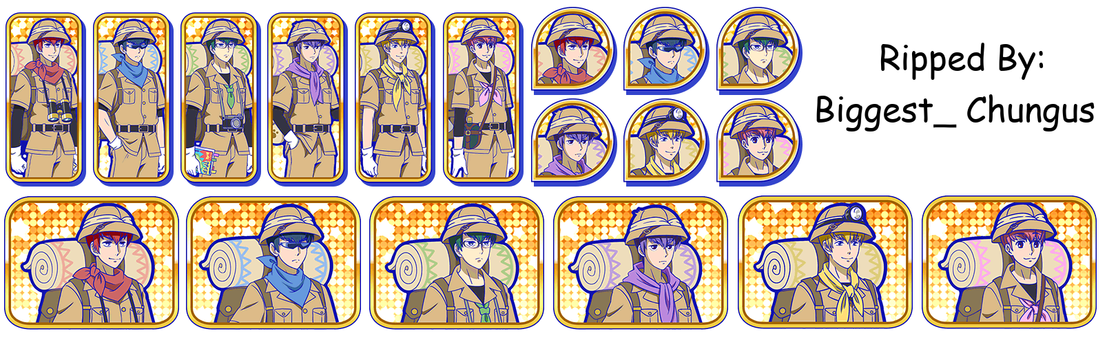 Osomatsu-san Hesokuri Wars: Battle of the NEETs - Set Icons (F6: Expedition)