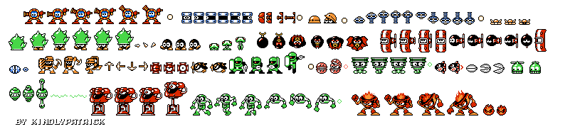 Mega Man Powered Up Enemies (MM9-Style)