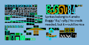 Boggy '84 - 8x8 Tiles & HUD