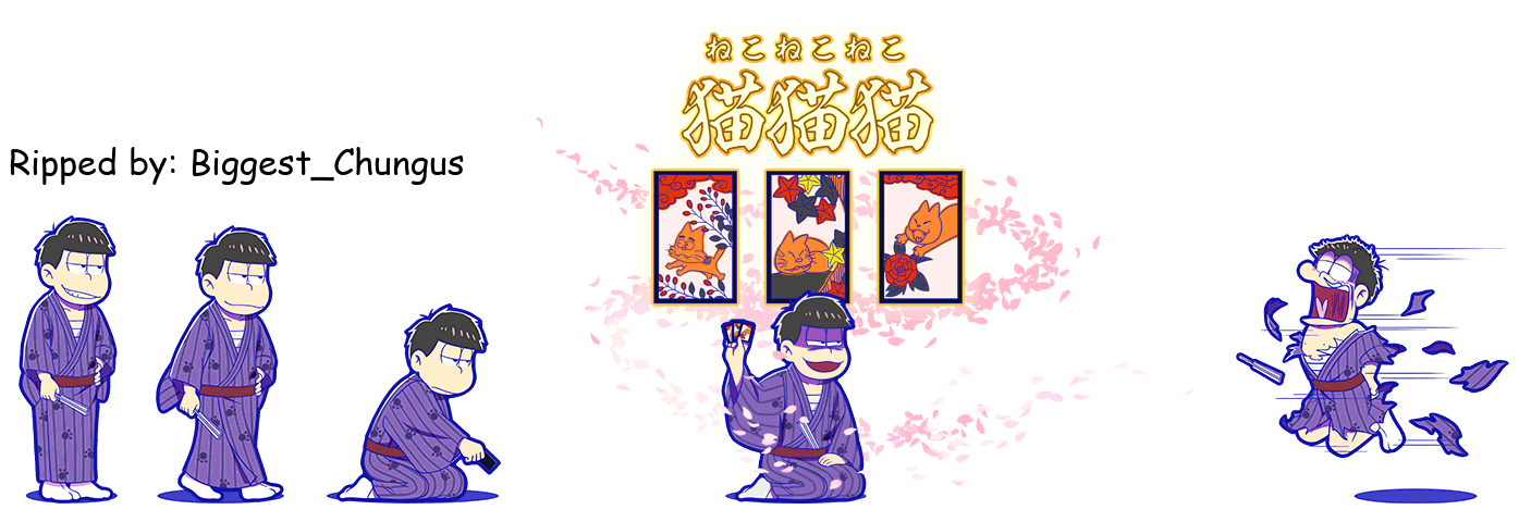 Osomatsu-san Hesokuri Wars: Battle of the NEETs - Ichimatsu (Hanafuda)