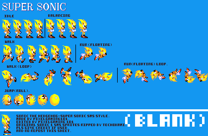 Sonic the Hedgehog Customs - Super Sonic (SMS-Style V1)