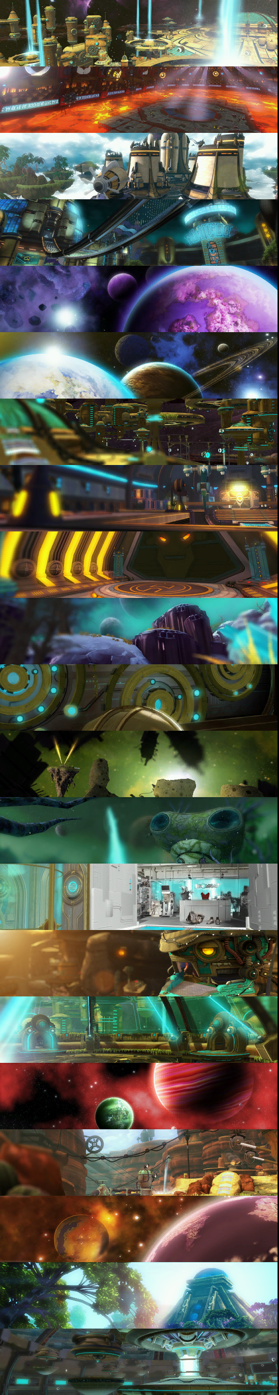 Ratchet & Clank Future: A Crack in Time - Location Banners