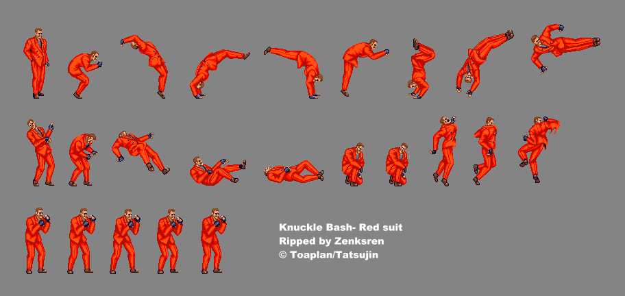 Knuckle Bash - Red Suit