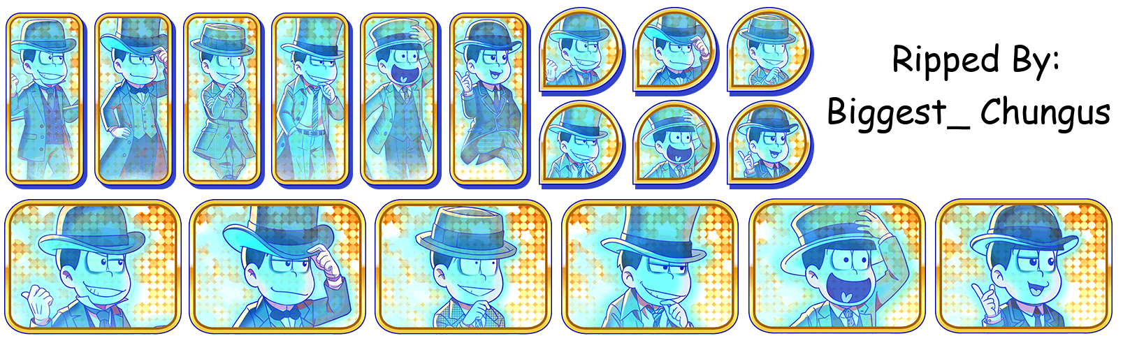 Osomatsu-san Hesokuri Wars: Battle of the NEETs - Set Icons (Ghost)