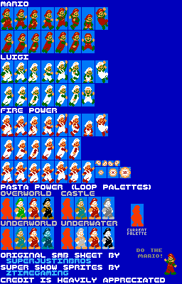 Mario & Luigi (Super Show, NES-Style)