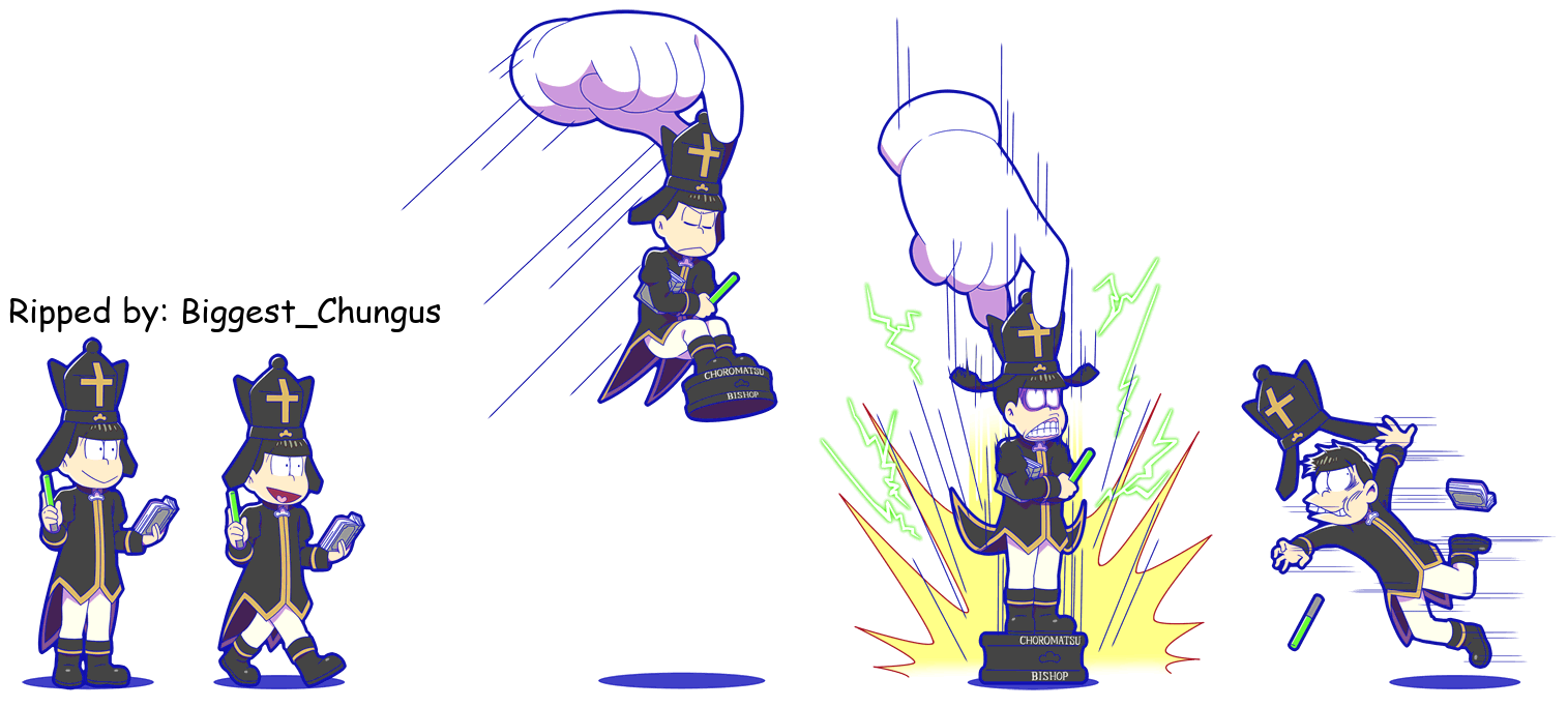 Osomatsu-san Hesokuri Wars: Battle of the NEETs - Choromatsu (Chess Matsu: Black)