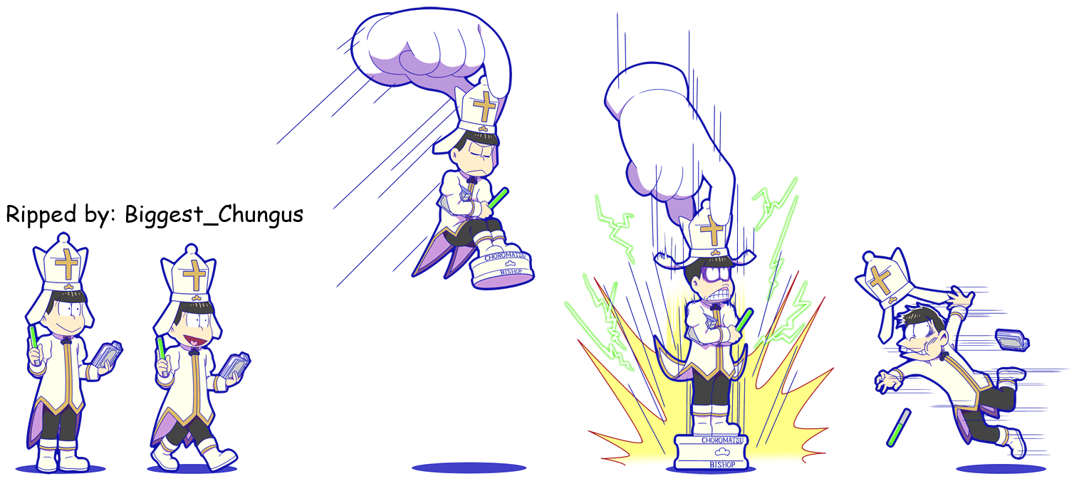 Osomatsu-san Hesokuri Wars: Battle of the NEETs - Choromatsu (Chess Matsu: White)