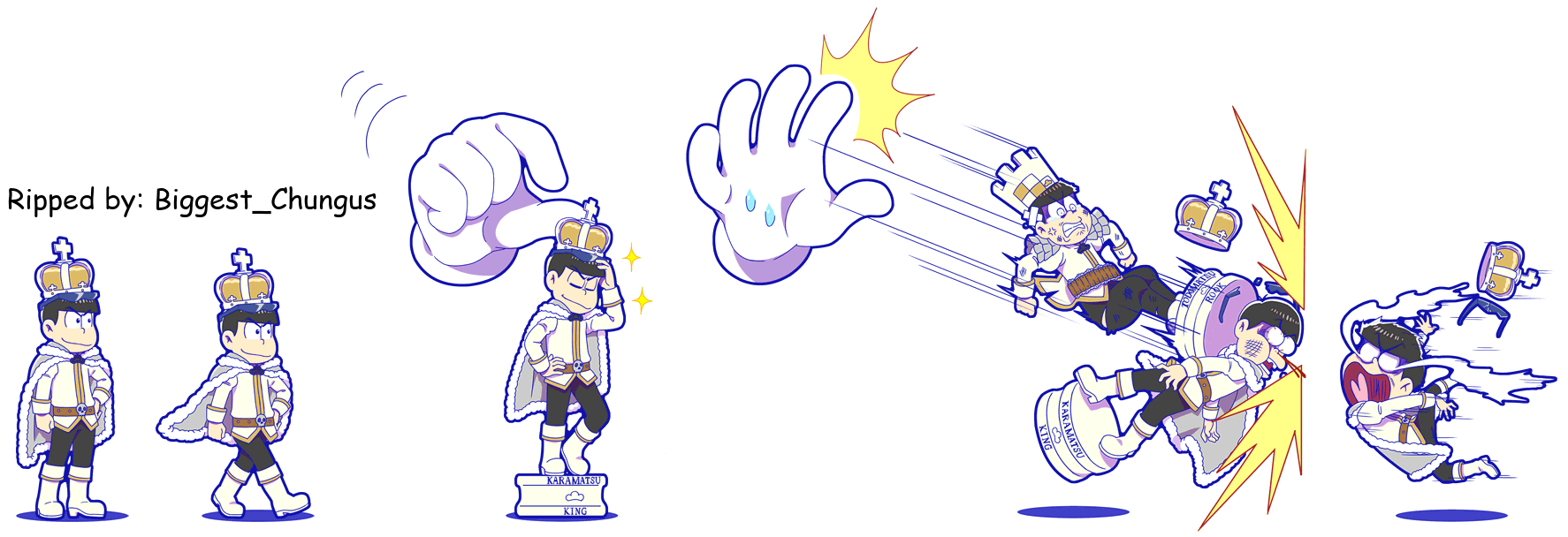 Osomatsu-san Hesokuri Wars: Battle of the NEETs - Karamatsu (Chess Matsu: White)