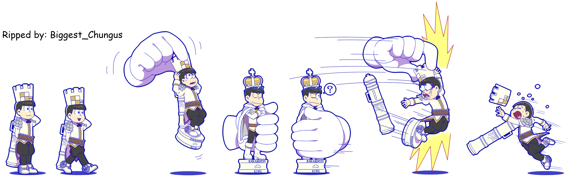 Osomatsu-san Hesokuri Wars: Battle of the NEETs - Todomatsu (Chess Matsu: White)