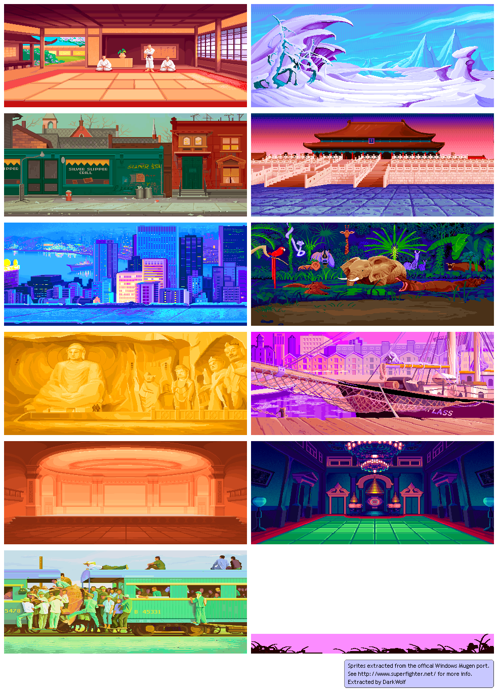 Super Fighter - Stages