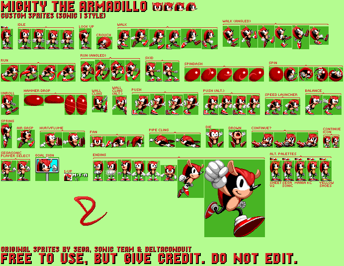 Mighty (Sonic 1-Style)