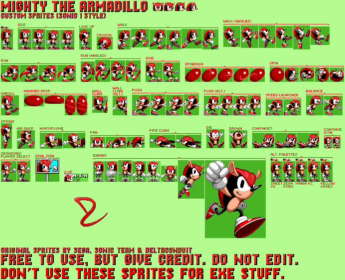 Mighty (Sonic 1-Style)