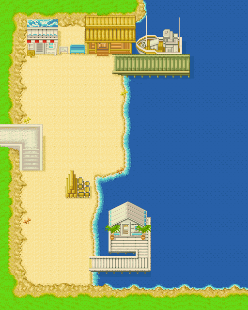 Harvest Moon: More Friends of Mineral Town - Dock (Spring)