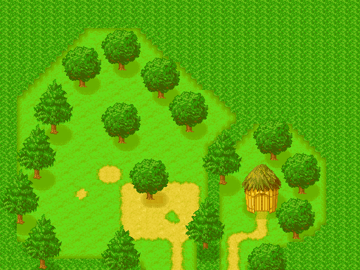 Harvest Moon: More Friends of Mineral Town - Behind the Church (Spring)