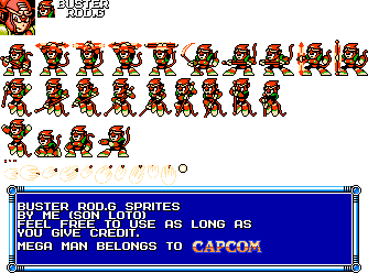 Mega Man Customs - Buster Rod G. (NES-Style)