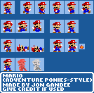 Mario Customs - Mario (Adventure Ponies-Style)