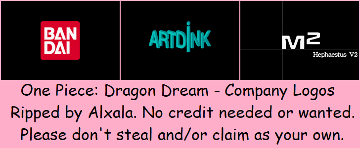 One Piece: Dragon Dream - Company Logos