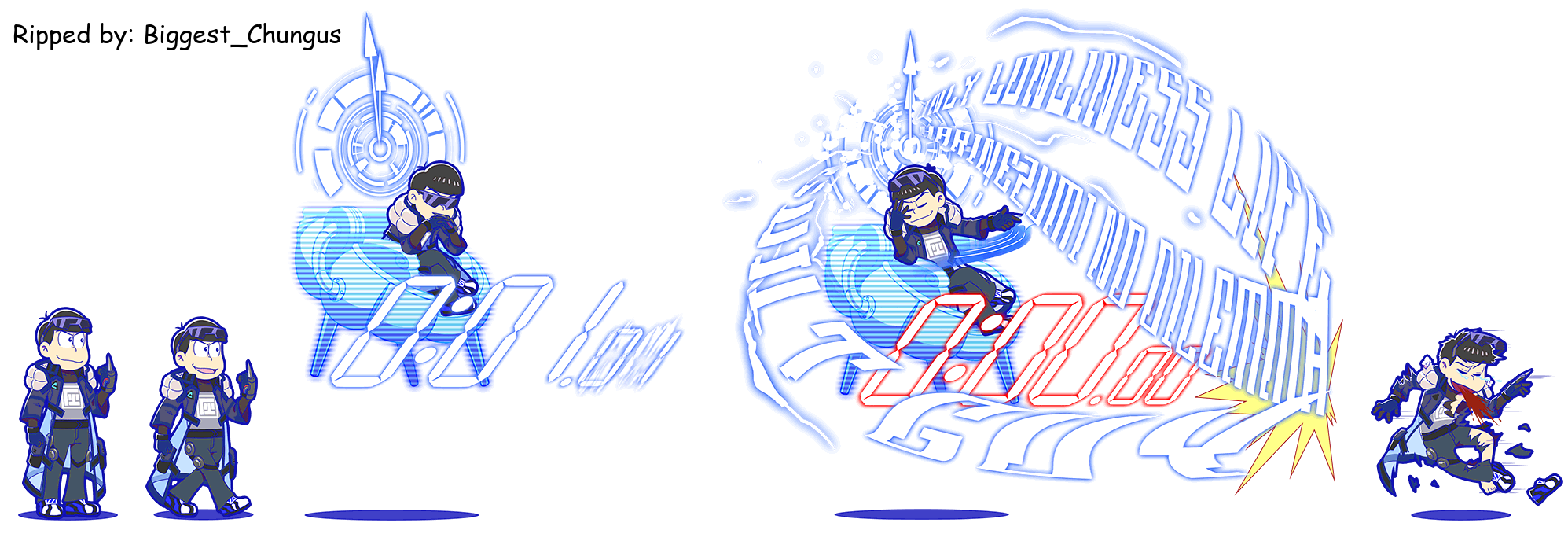 Osomatsu-san Hesokuri Wars: Battle of the NEETs - Karamatsu (Cyberpunk 2.0)