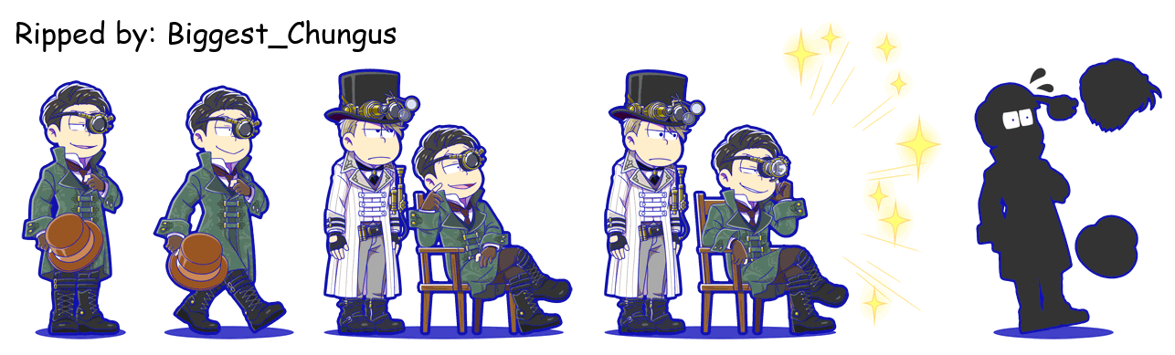 Osomatsu-san Hesokuri Wars: Battle of the NEETs - Choromatsu (Steampunk: Baron)