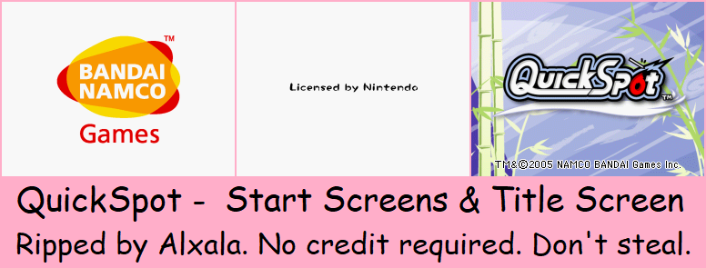 Start Screens & Title Screen