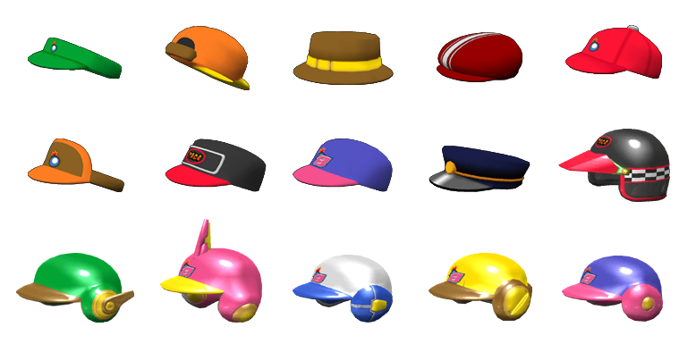 Bomberman Hardball - Hats