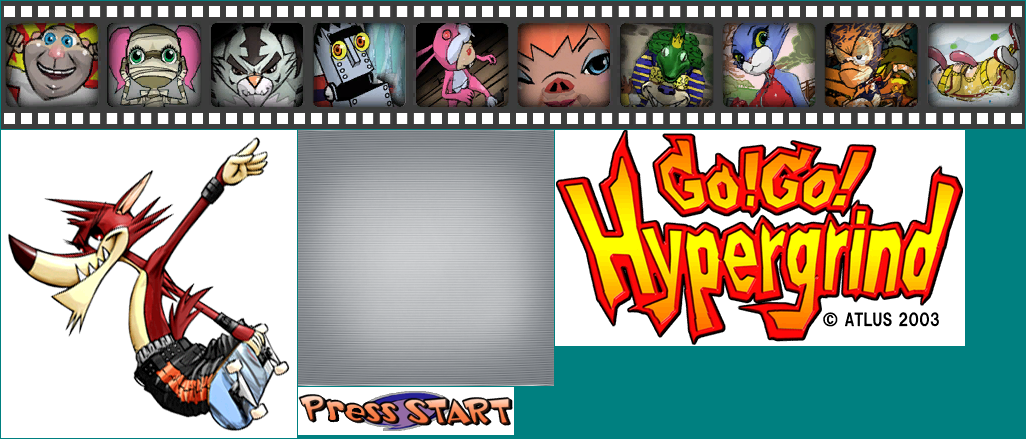 Go! Go! Hypergrind - Title Screen