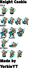 Knight Cookie (Megaman NES-Style)