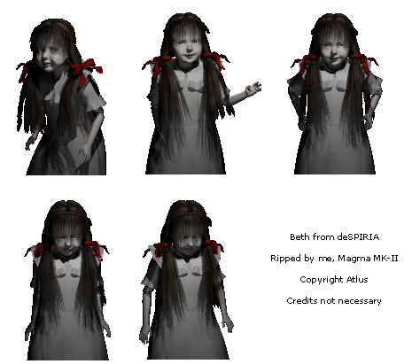 Dreamcast - deSPIRIA - Beth - The Spriters Resource