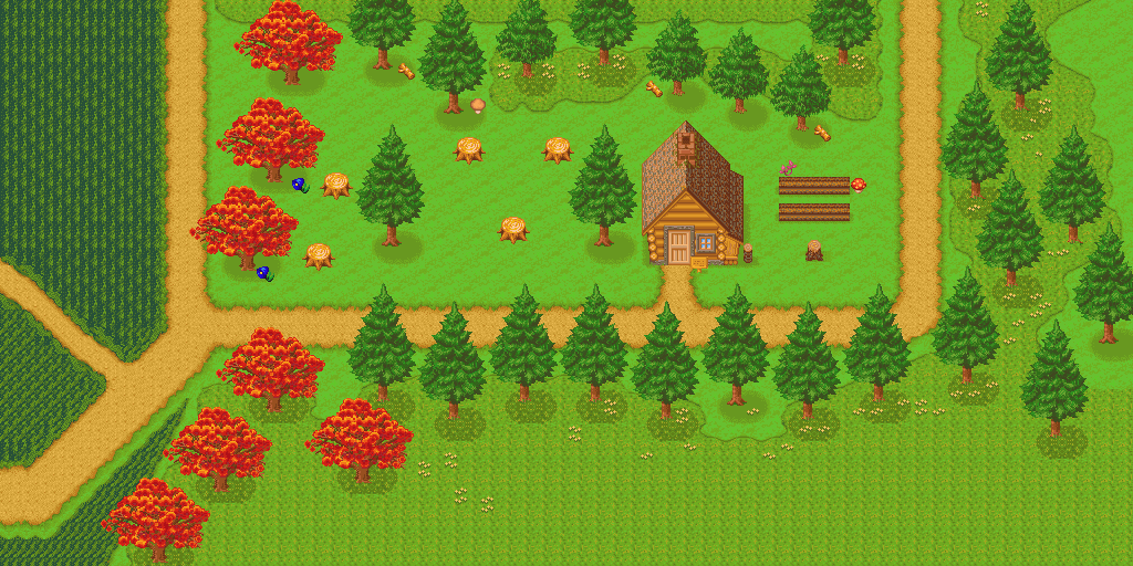 Harvest Moon: More Friends of Mineral Town - Forest (Autumn)