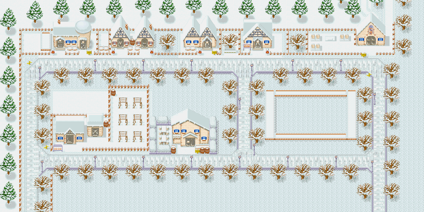 North Side of Mineral Town (Winter)