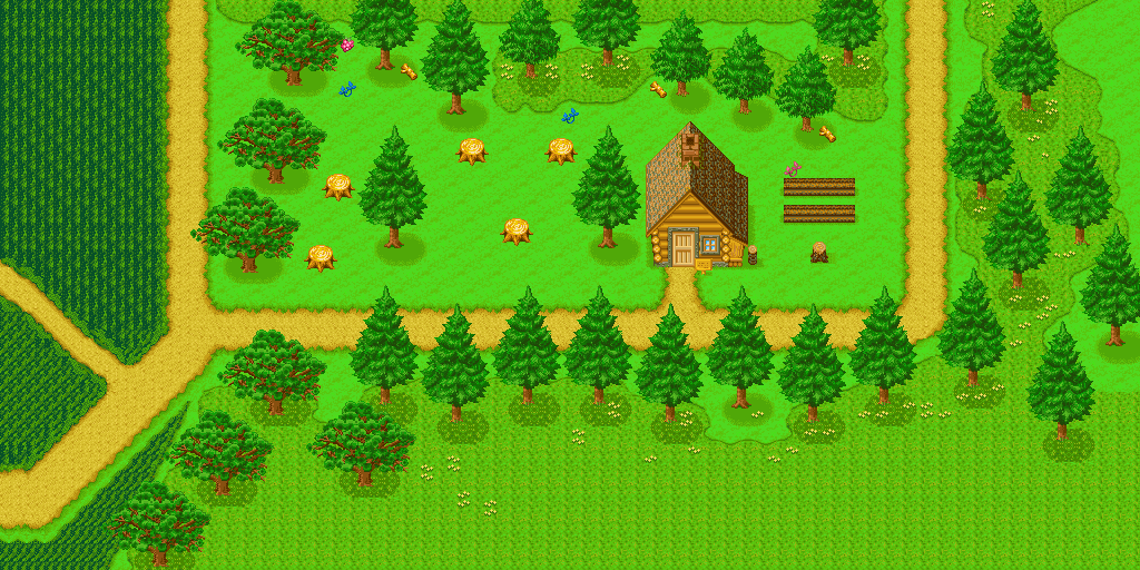 Harvest Moon: More Friends of Mineral Town - Forest (Summer)