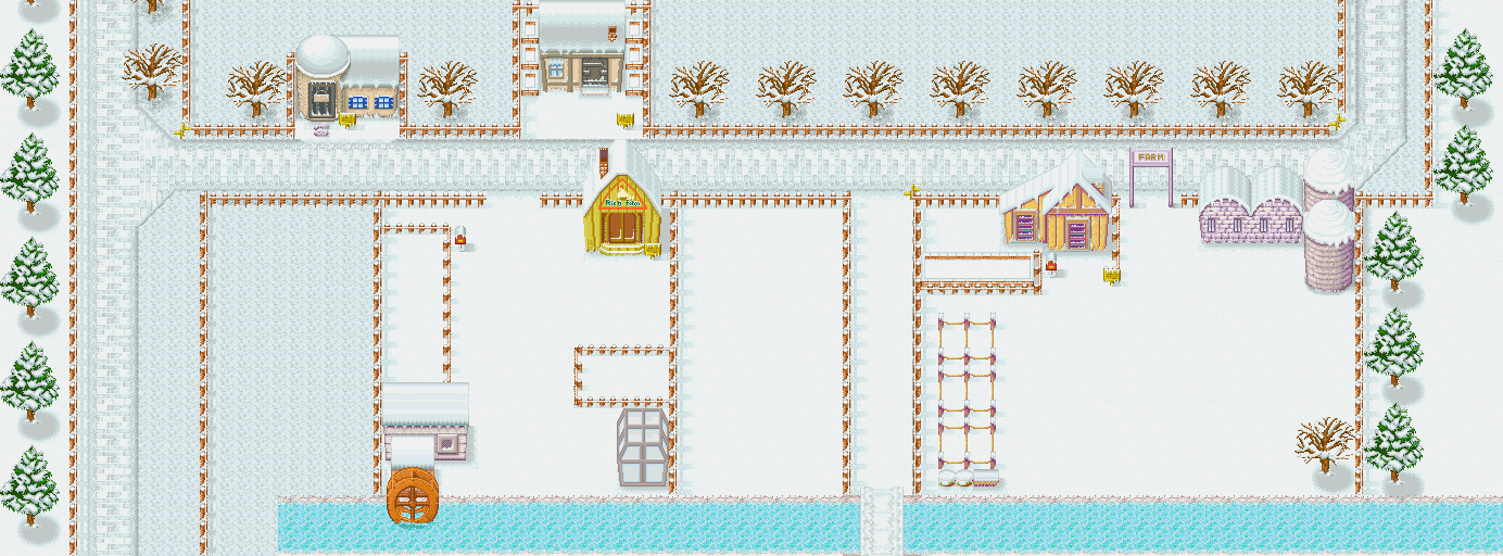 South Side of Mineral Town (Winter)