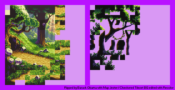 Woods of Wandara Tileset