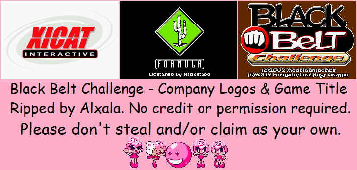 Black Belt Challenge - Company Logos & Game Title