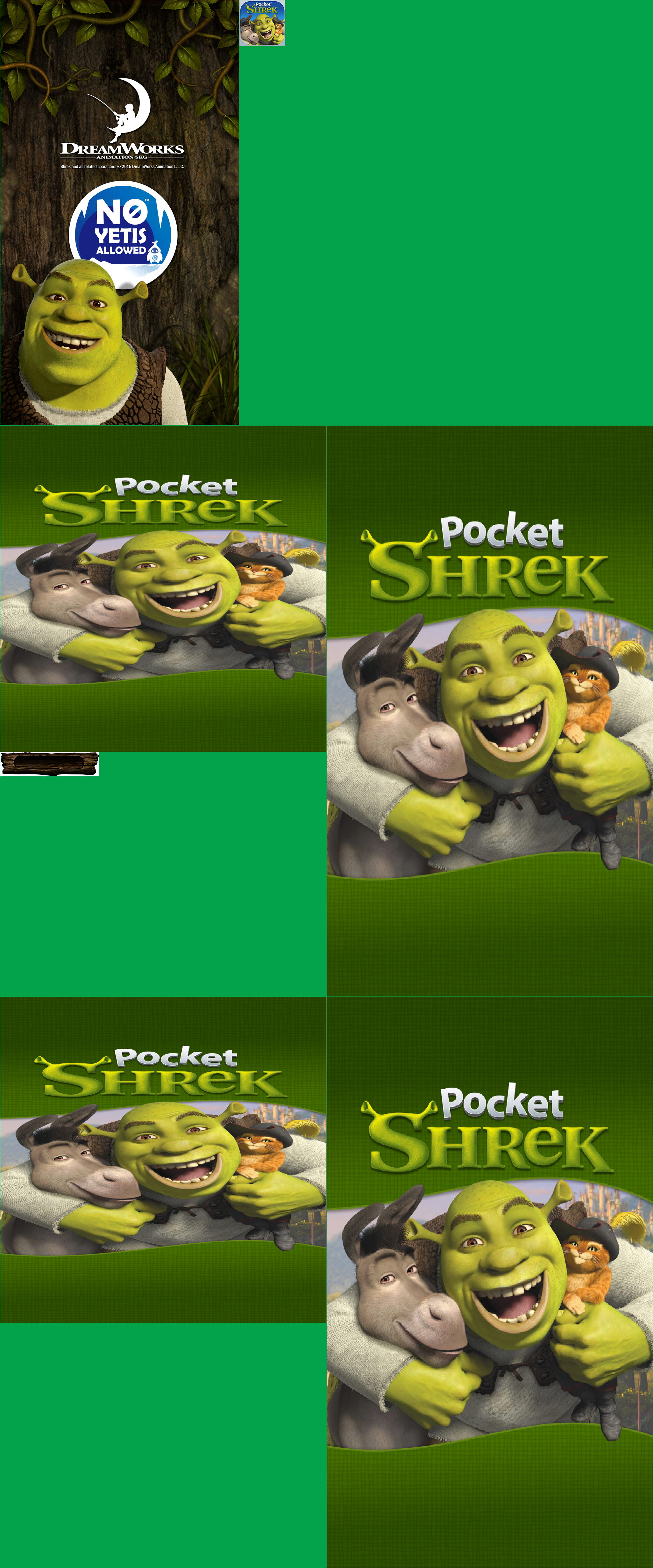Pocket Shrek - App Icon & Startup Screens