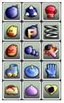 Bomberman Hardball - Items