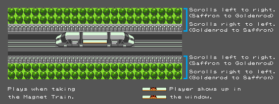 Pokémon Gold / Silver - Magnet Train Tracks