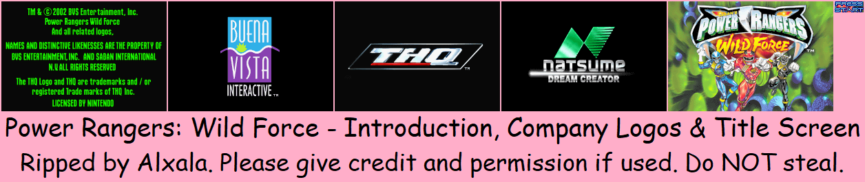 Introduction, Company Logos & Title Screen